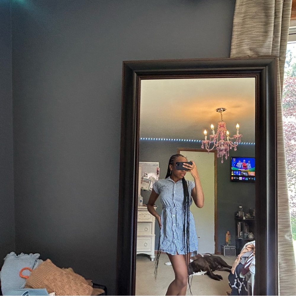 Cute mini stripe dress